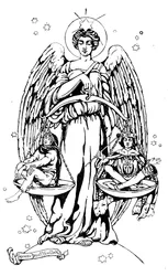 「クリスマスと民主主義の精神」からのイラスト、サミュエル・マッコード・クロザーズ、1908